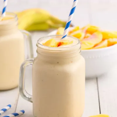 Recipe 'Peach Smoothie Recipe (No Ice!)'