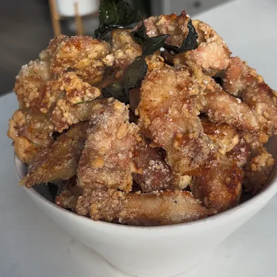 Recipe 'Air Fried Chicken Thigh with Basil'