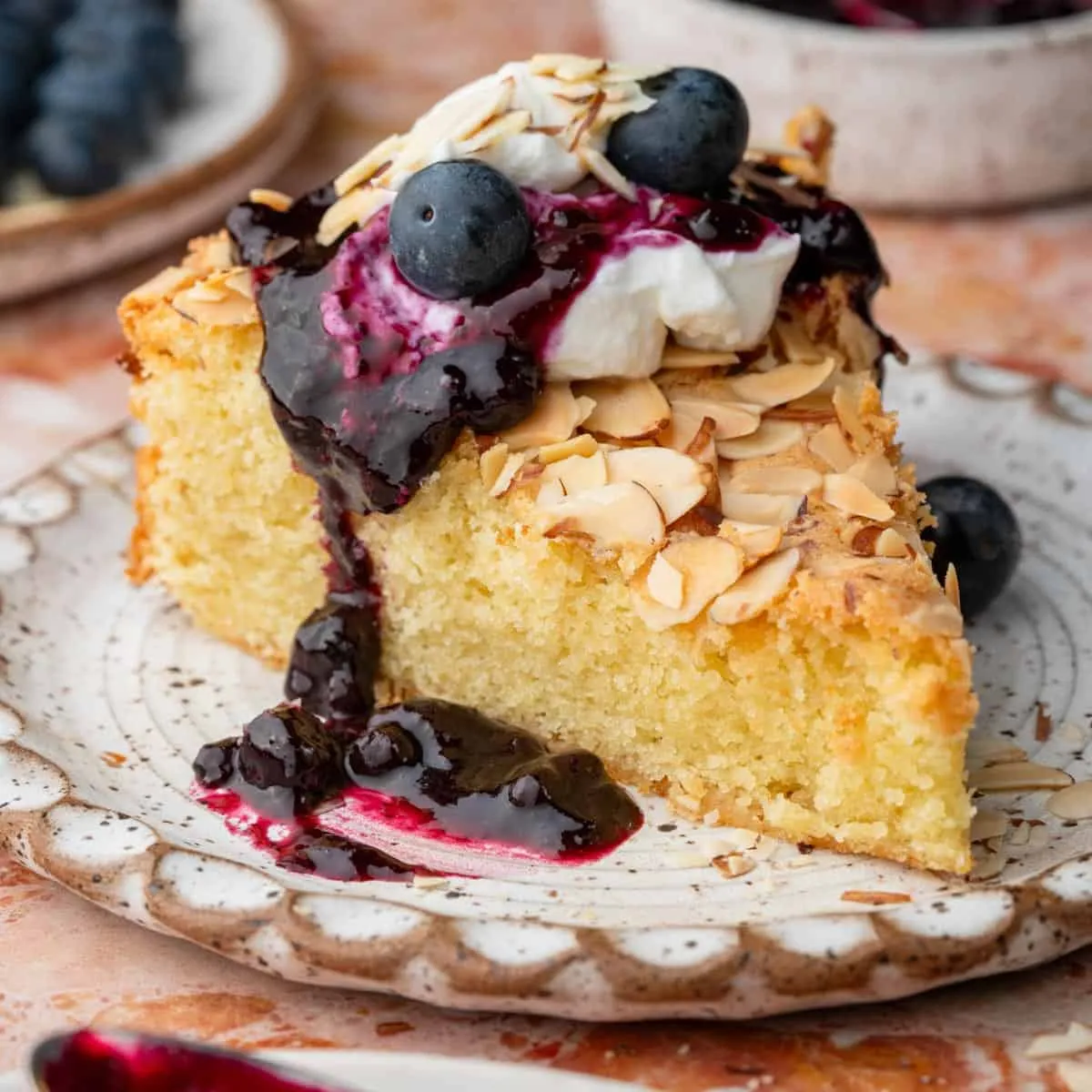 Blueberry Almond Cake