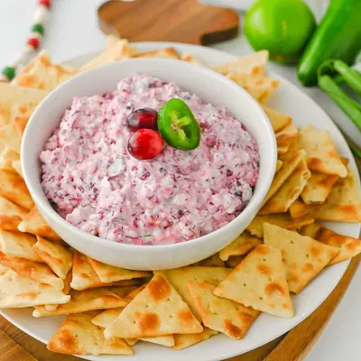 Recipe 'Cranberry Jalapeño Dip: Sweet, Spicy and Creamy Holiday Appetizer'