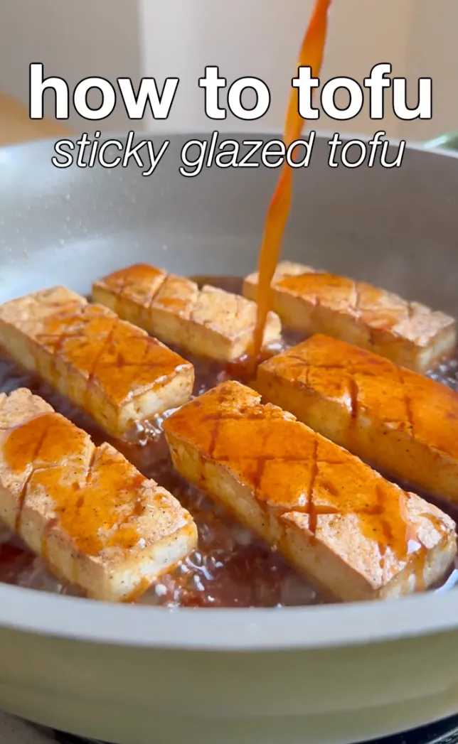 Sticky Glazed Tofu