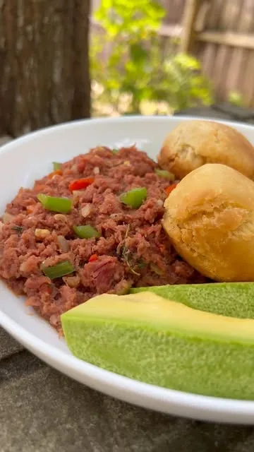 Corned Beef & Fried Dumplings