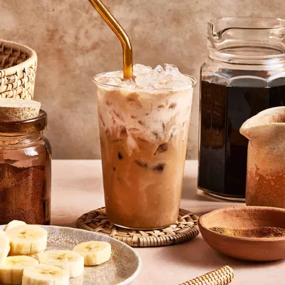 Recipe 'Viral Caramelized Banana Iced Latte'