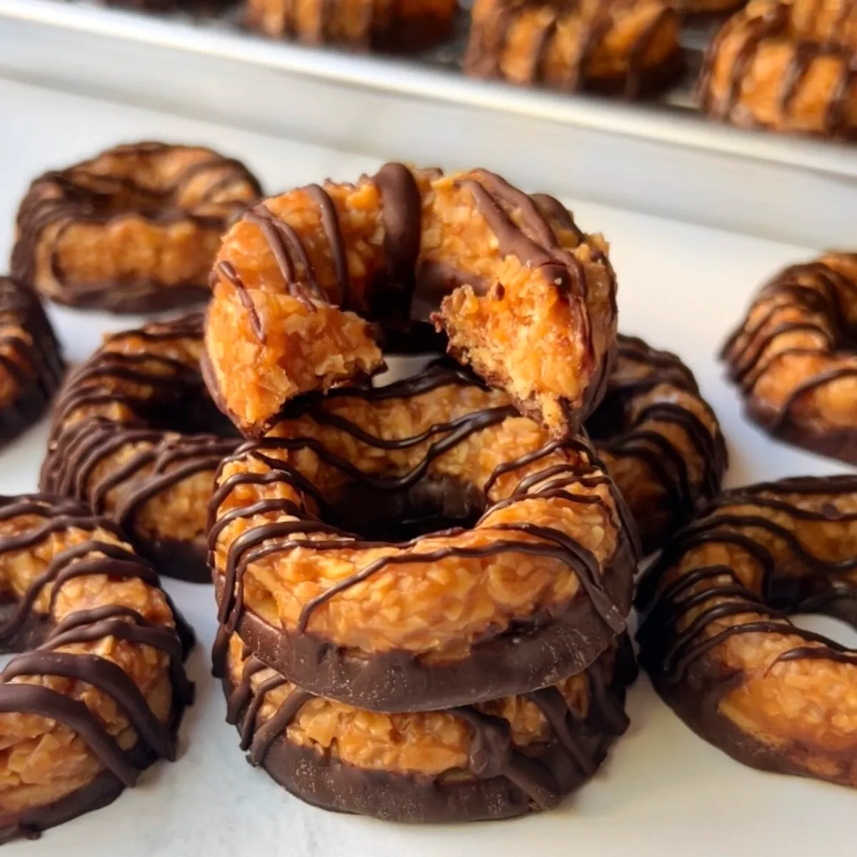Girl Scouts Copycat Samoas Cookies