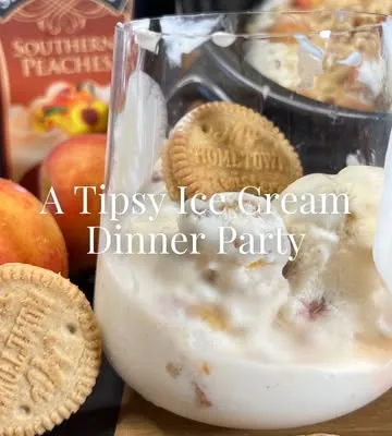 Recipe 'Peaches & Cream Whisky Ice Cream (No Churn)'