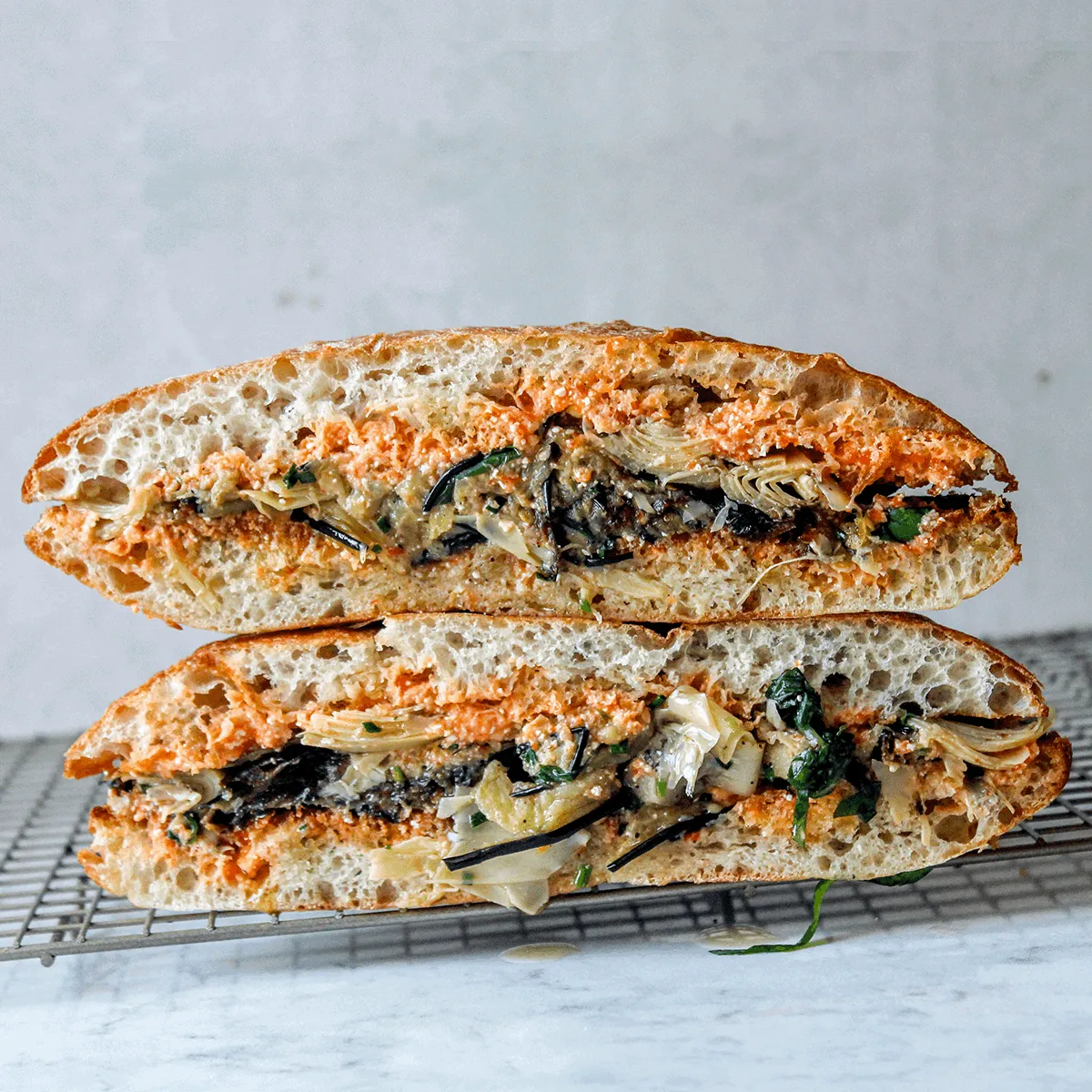 Roasted Eggplant Sandwich