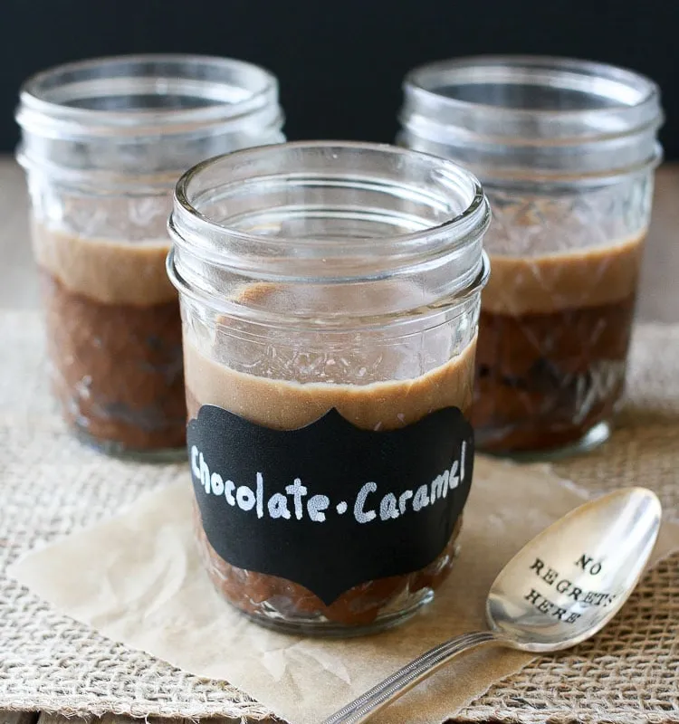Salted Caramel Chocolate Espresso Protein Pudding