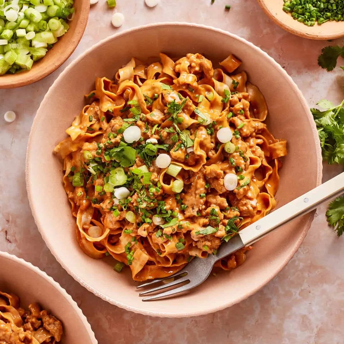 20 Minute Saucy Gochujang Chicken Noodles