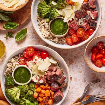 Recipe 'Copycat Sweetgreen Caramelized Steak Plate'