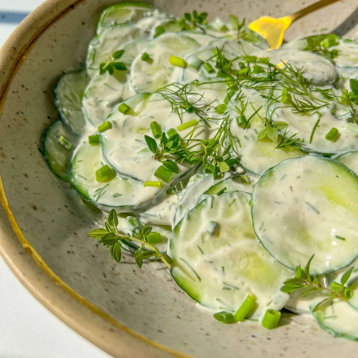 Polish Cucumber Salad
