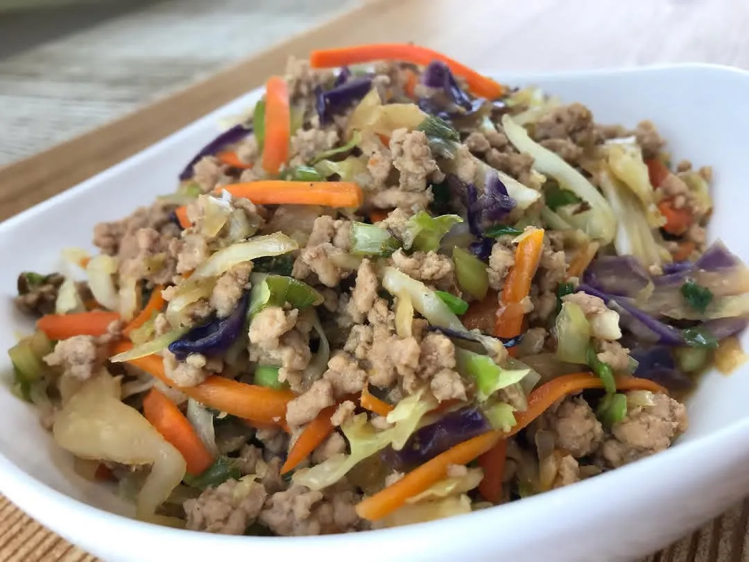 Egg roll in a bowl! 🙌