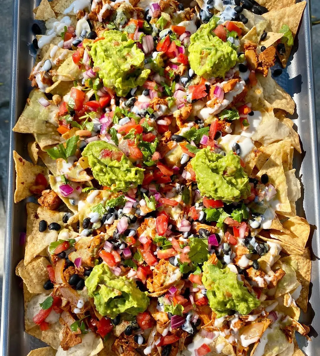 LOADED JACKFRUIT NACHOS