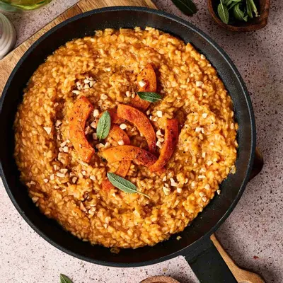 Recipe 'Air Fryer Vegan Pumpkin Risotto'