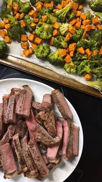 New York Strip with Sides