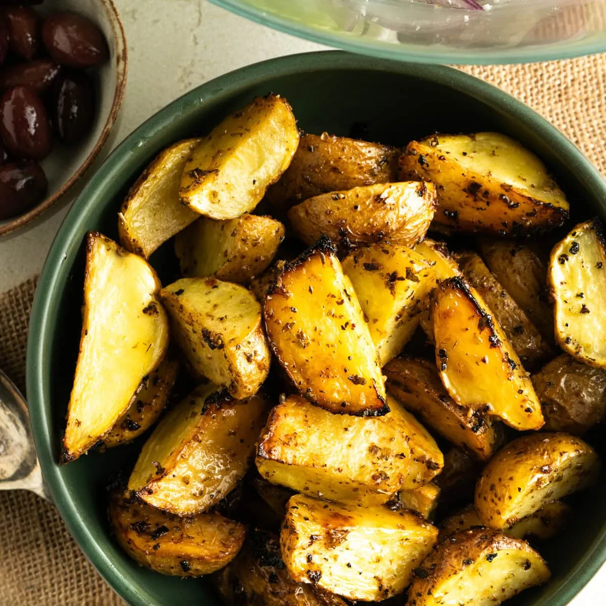 Simple Sheet Pan Greek Lemon Potatoes