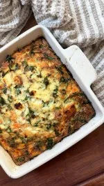 Veggie & Egg Bake with Sweet Potato & Kale (High-Protein Meal Prep)