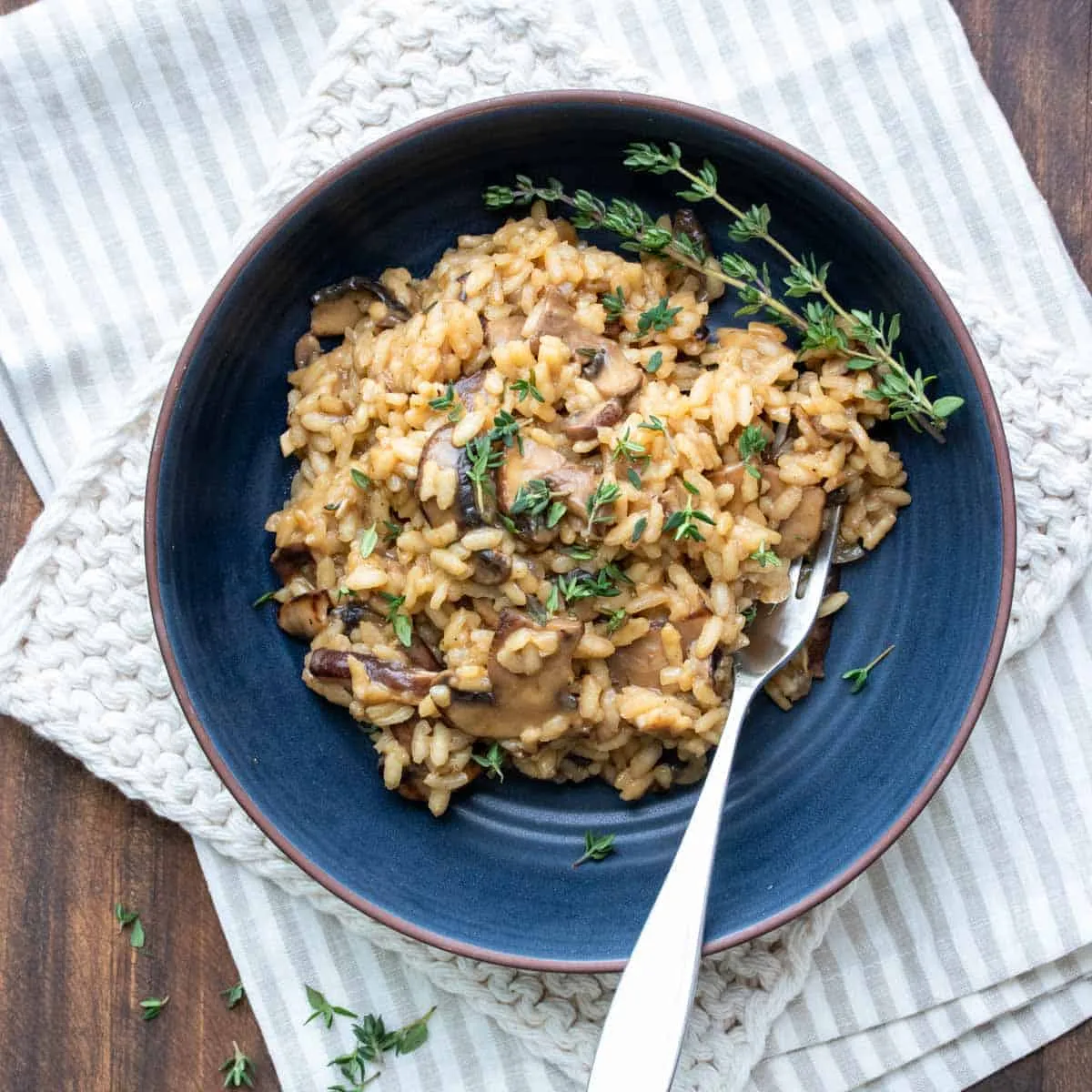Vegan Mushroom Risotto