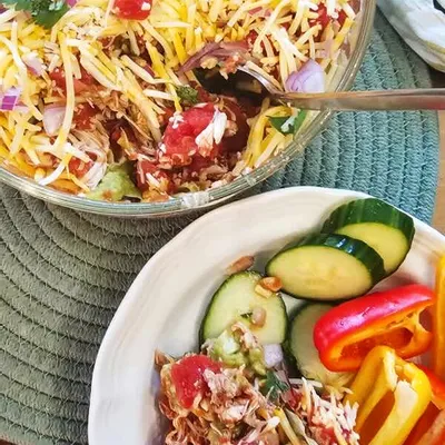 Recipe 'Mexican Layered Chicken Dip'