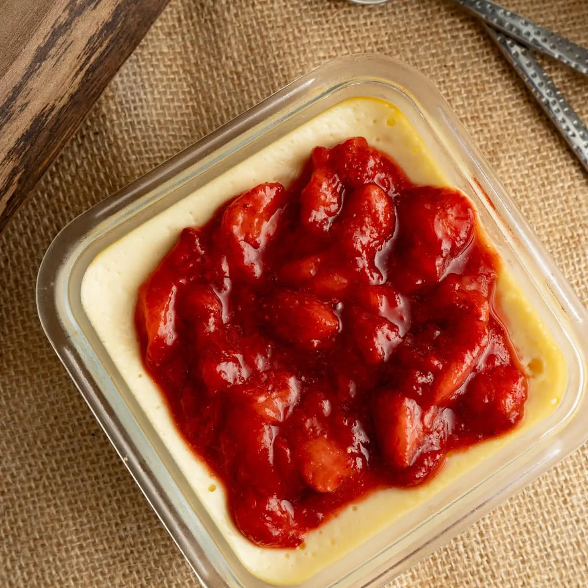 Strawberry Cottage Cheese Cheesecake Cups