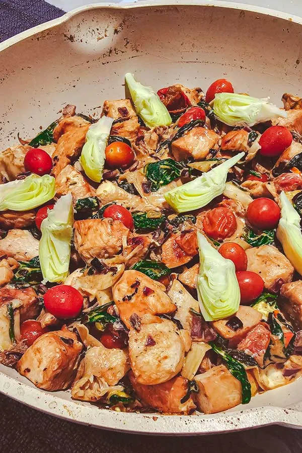 Creamy Spinach and Artichoke Chicken