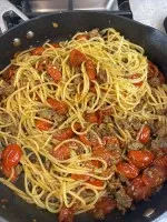 Roasted Tomato and Sausage Pasta
