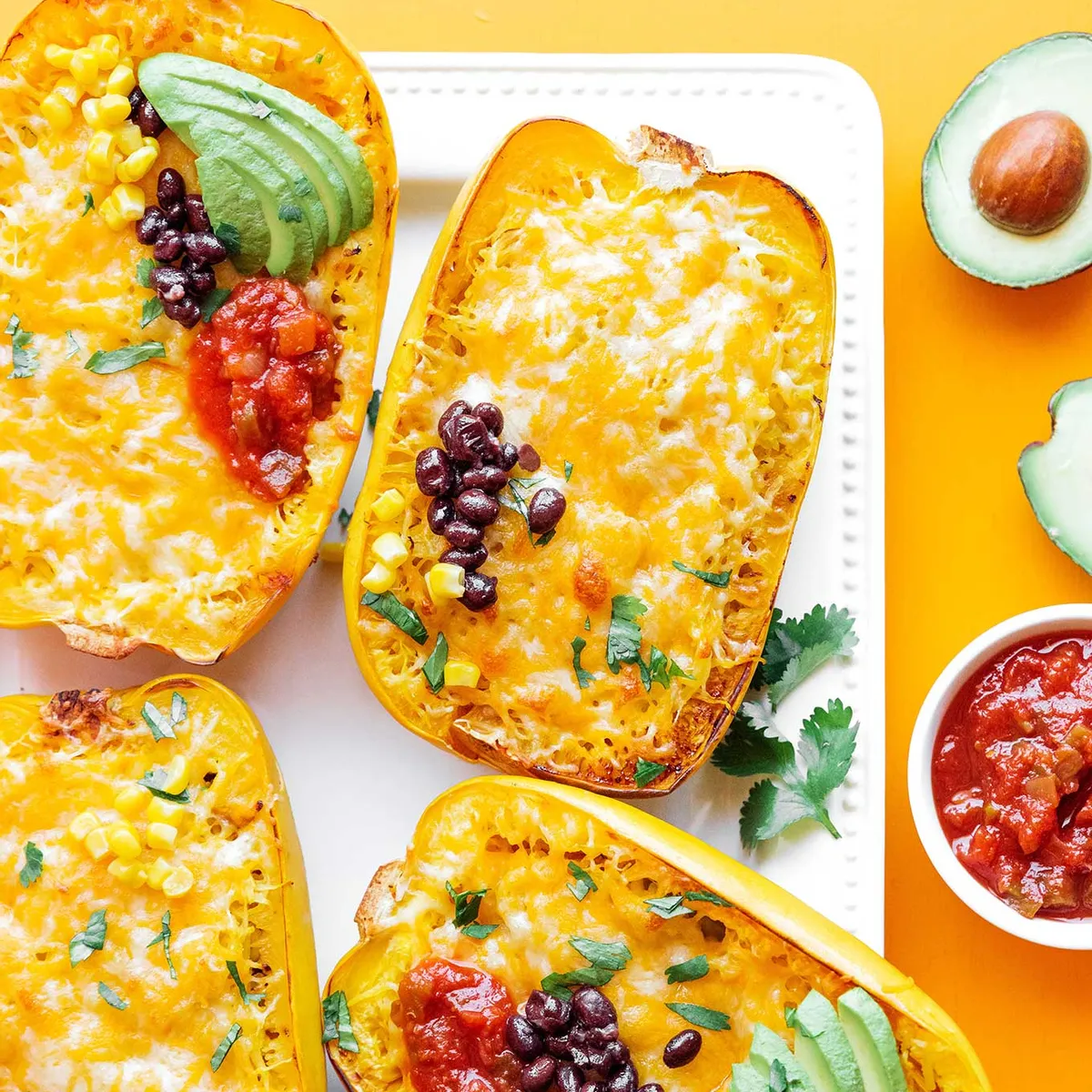 Spaghetti Squash Burrito Bowls