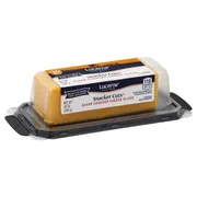Lucerne Cheese Slices, Sharp Cheddar, Snacker Cuts