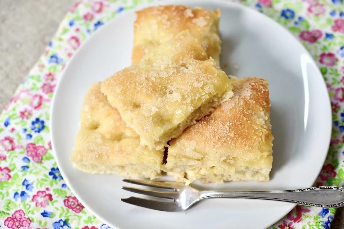 Classic German Butter Cake | Butterkuchen