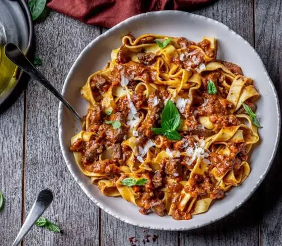 Red Wine Slow Braised Italian Beef Ragù