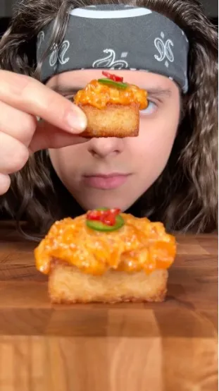 Spicy Salmon Crispy Rice Sushi