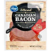 Kroger Sliced Canadian Bacon