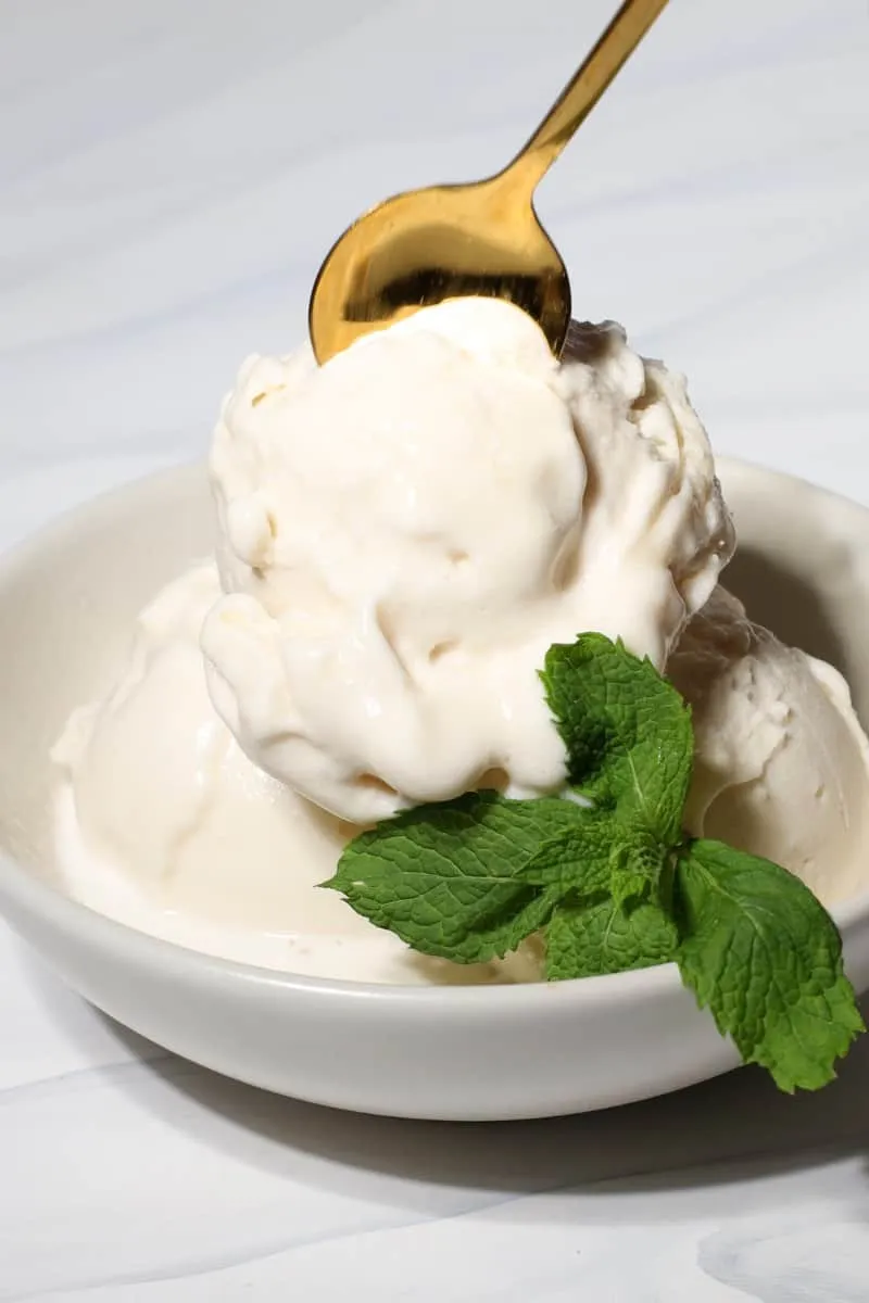 Ninja Creami Dole Whip Recipe (Dairy Free, Protein)