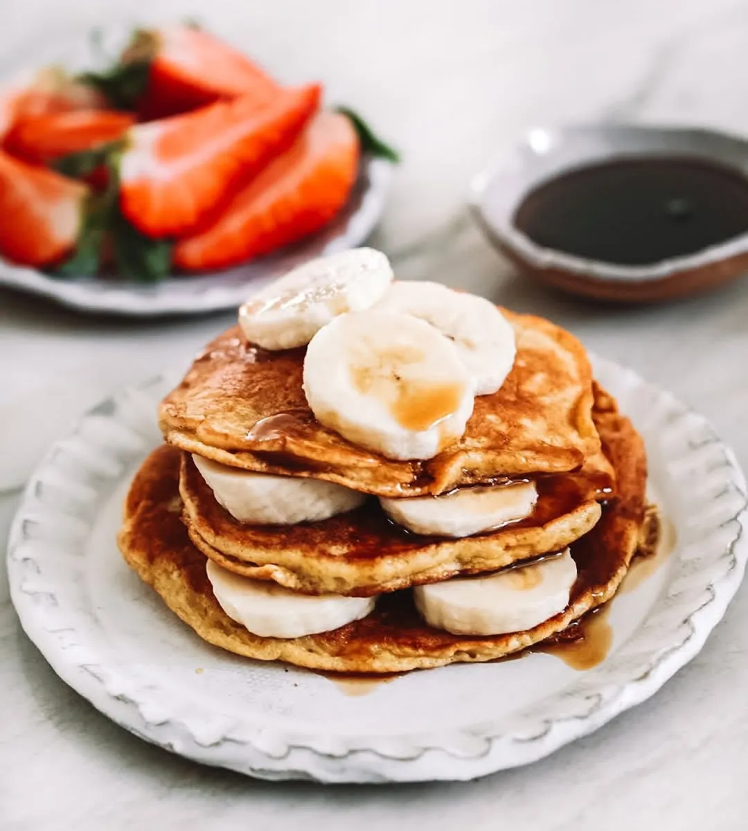 Paleo Banana Protein Pancakes