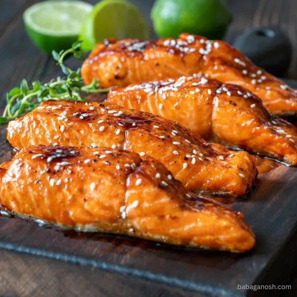 Air Fryer Teriyaki Salmon