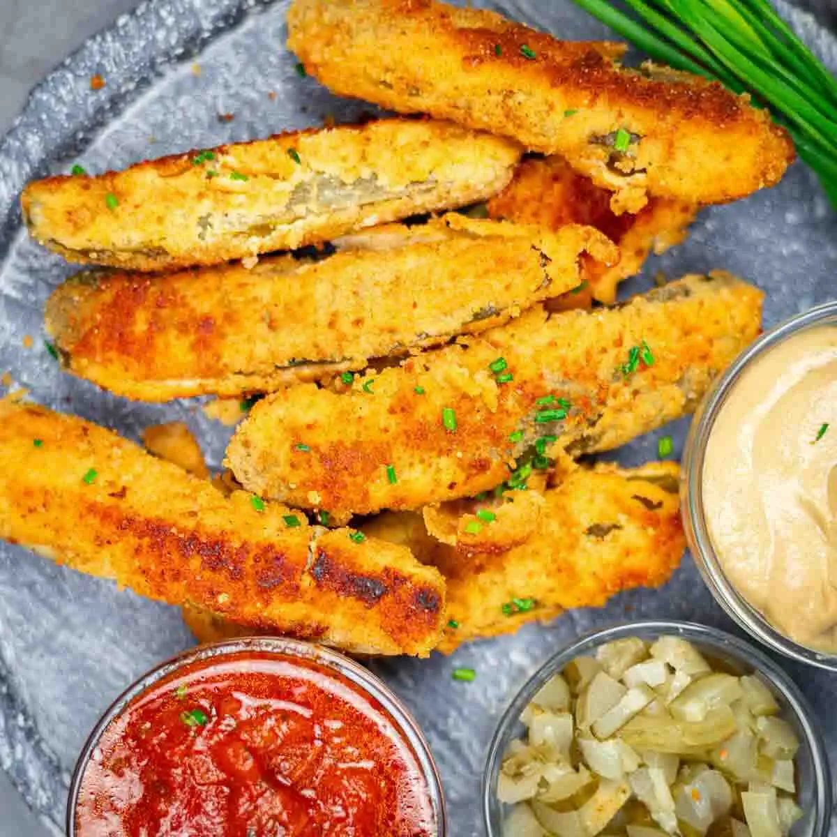 Battered Pickle Fries