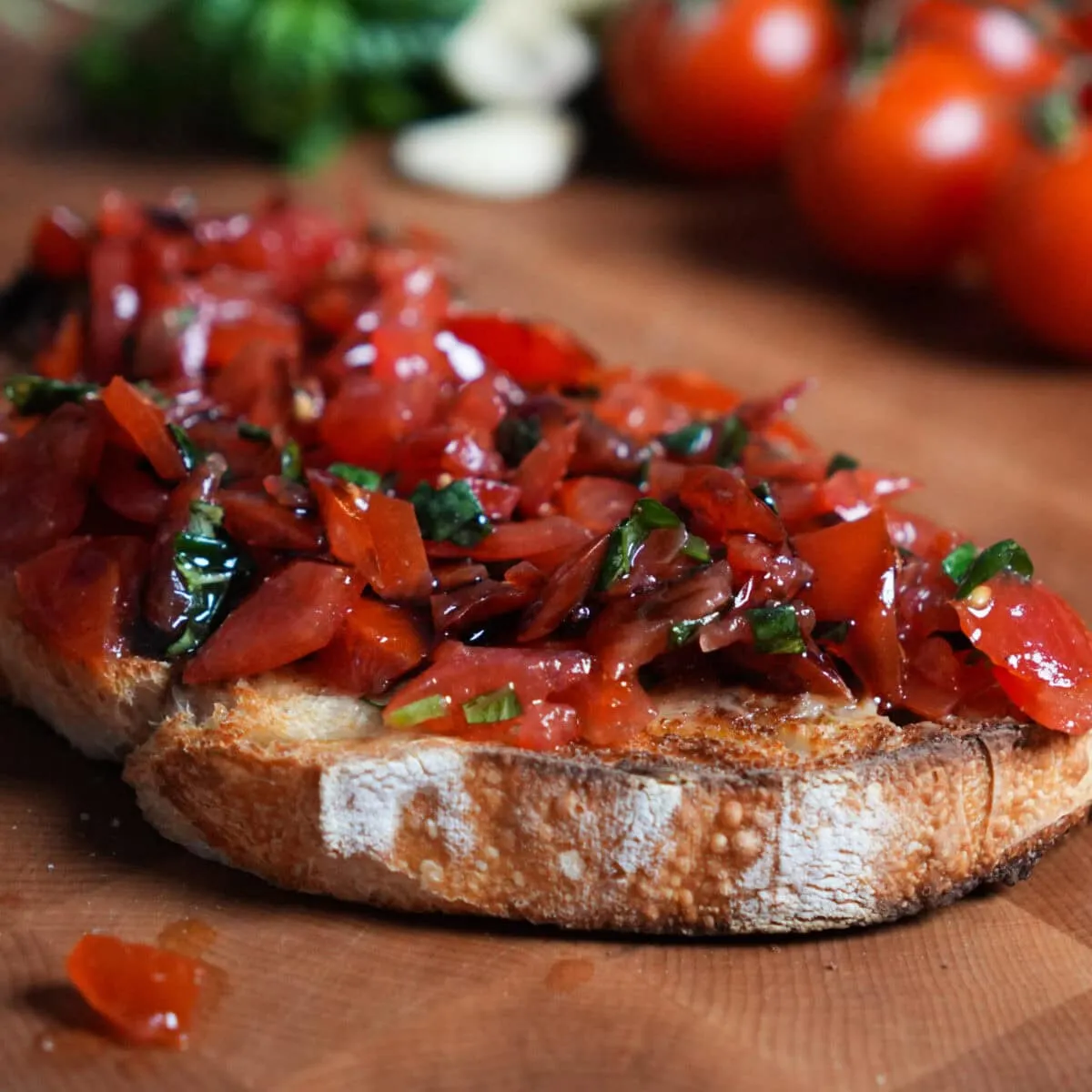 Bruschetta with Sourdough Bread