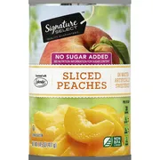 SIGNATURE SELECTS Peaches, No Sugar Added, Sliced