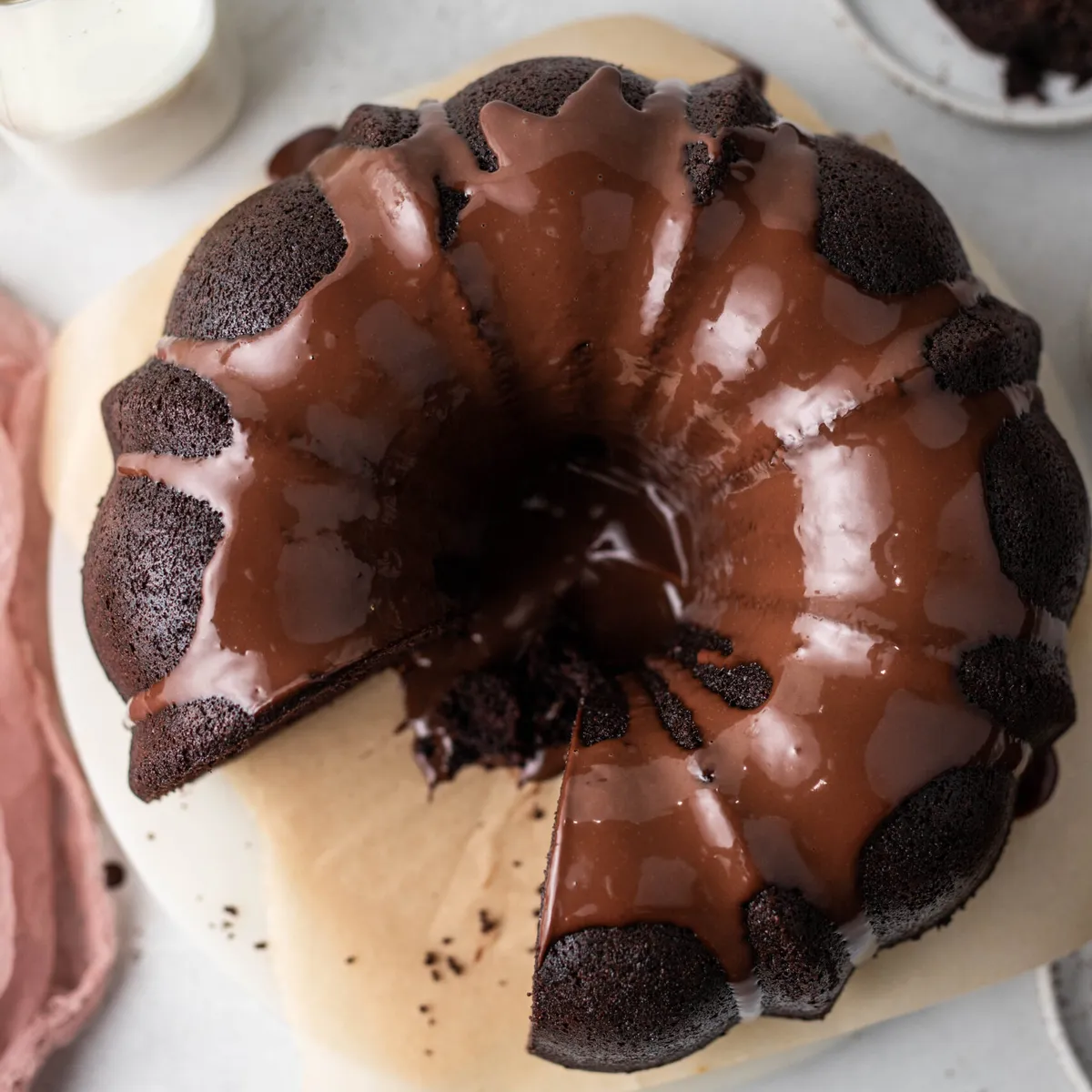 Easy Double Chocolate Cake