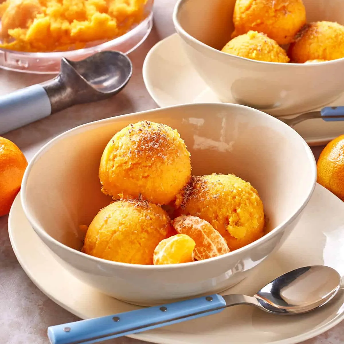 1-Ingredient Tangerine Sorbet