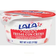 LALA Strawberries & Crema Fresas Con Crema Dessert