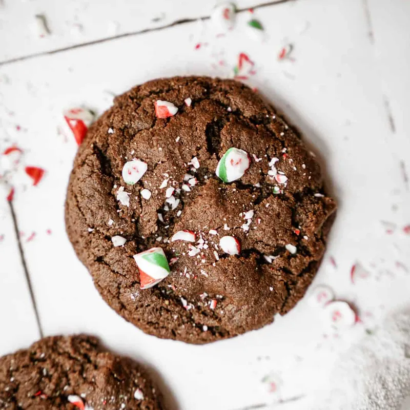 Double Chocolate Peppermint Cookies