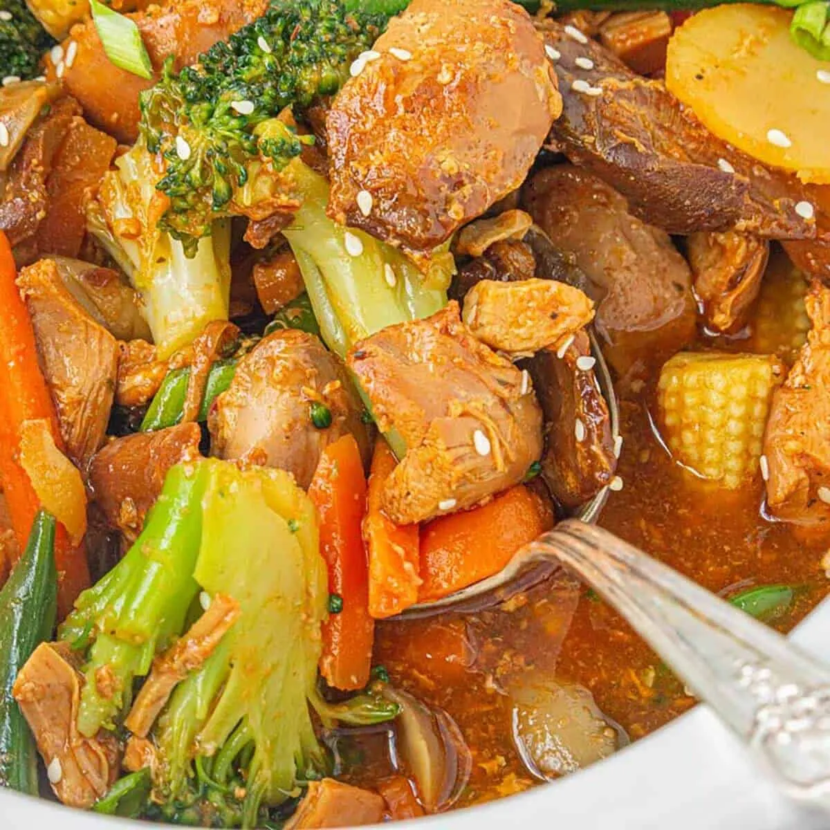 Crockpot Chicken Stir Fry