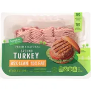 Signature Farms Turkey, Ground, 85%/15%