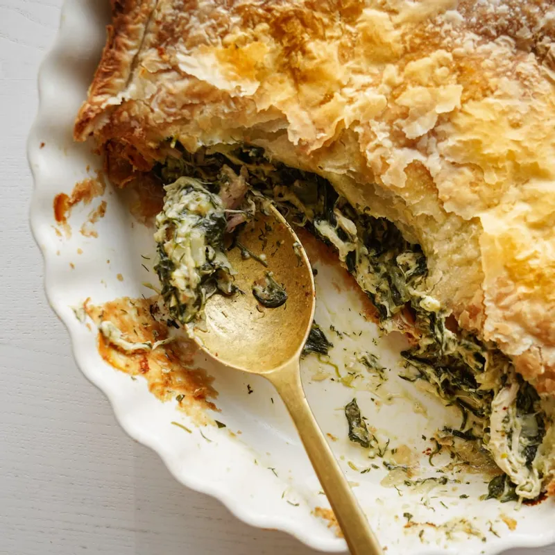 Chicken and Spinach Pie