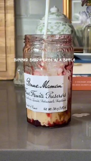 Summer Berry Latte in a Bottle