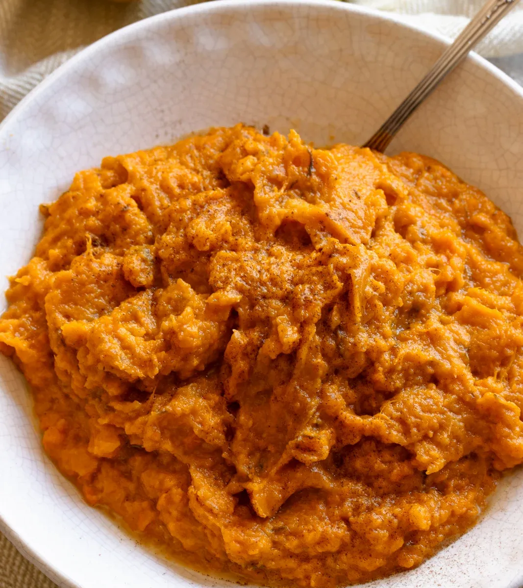 Mashed Sweet Potatoes and Pears
