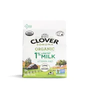 Clover Sonoma Organic 1% Milk Half Pint