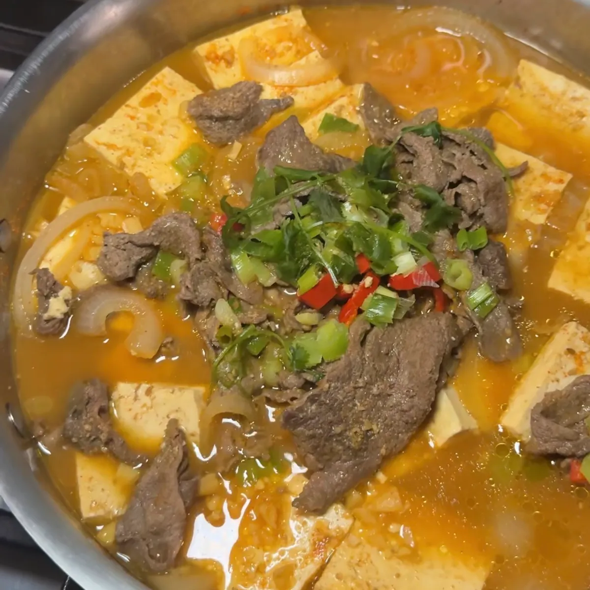 Dubu Jorim with Beef