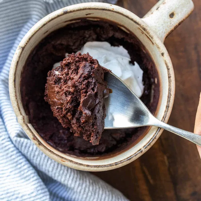 Vegan Gluten-Free Chocolate Mug Cake