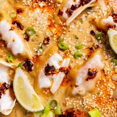 Recipe 'Baked Coconut Curry Dumplings'